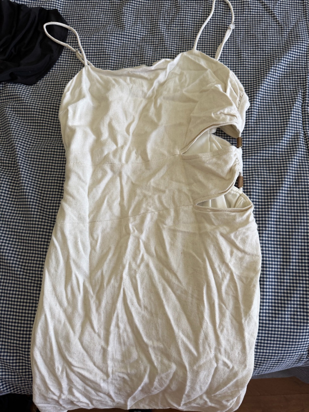 Vici Cream Cutout Bodycon Dress